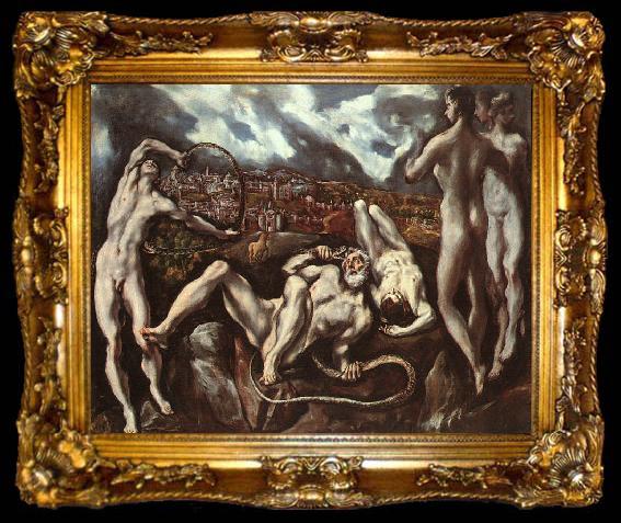 framed  El Greco Laocoon 1, ta009-2